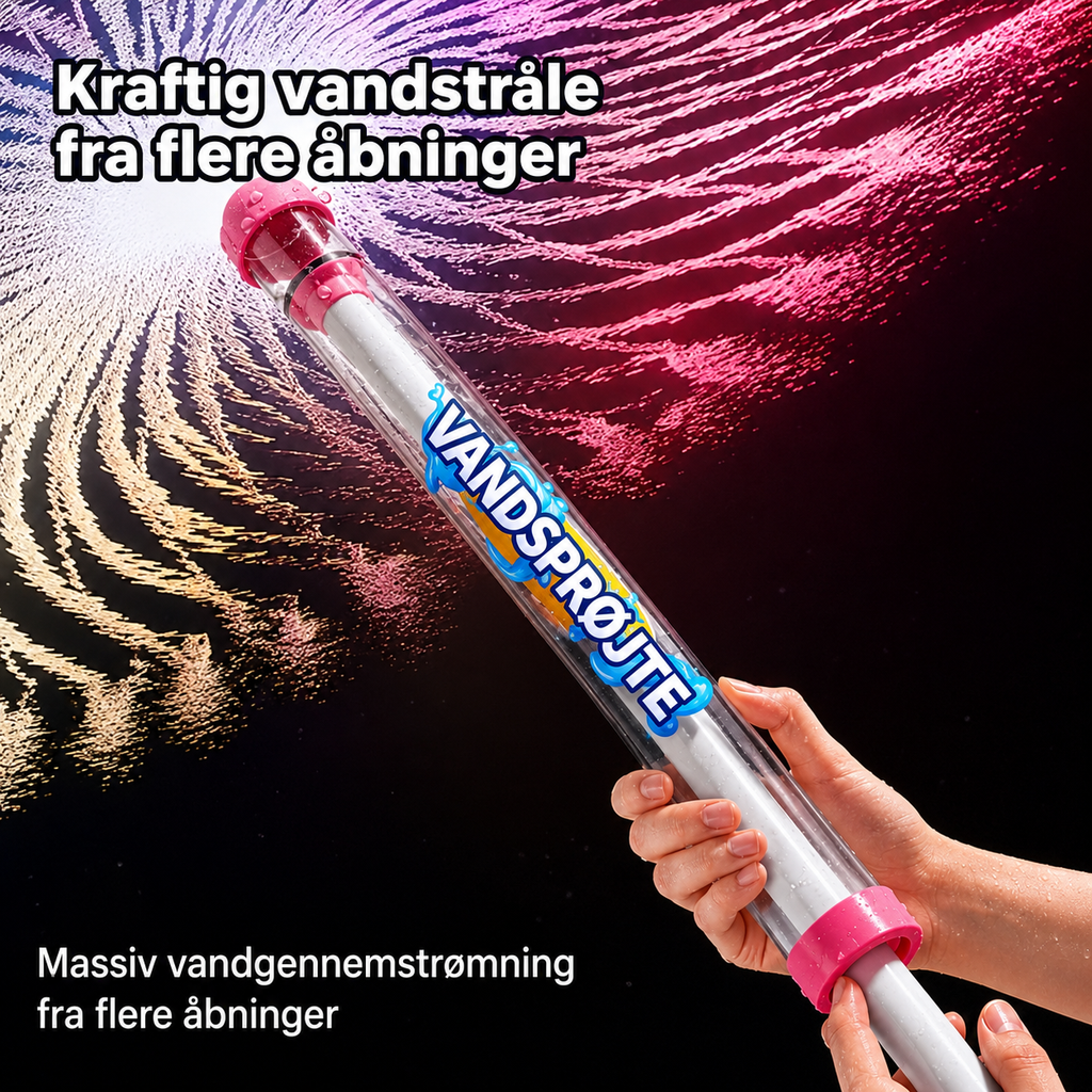 Fyrværkeri-vandpistol til sommersjov