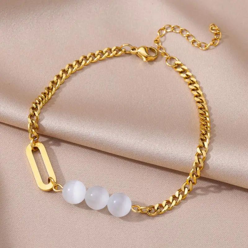 Stainless steel anklets for women – perfect for summer and the beach