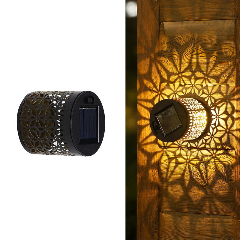 Solar mandala lys til hegn og have