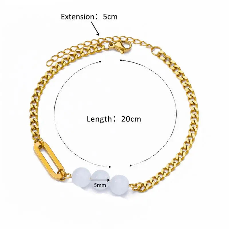 Stainless steel anklets for women – perfect for summer and the beach