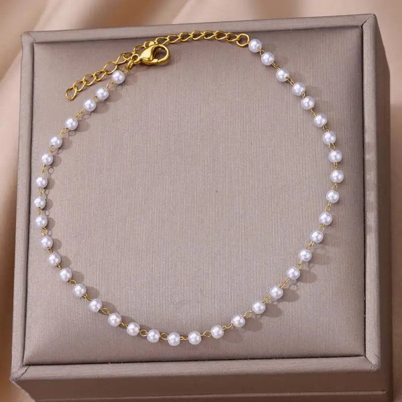 Stainless steel anklets for women – perfect for summer and the beach