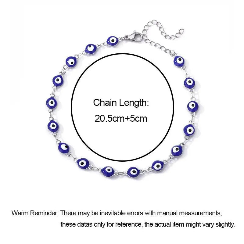Stainless steel anklets for women – perfect for summer and the beach
