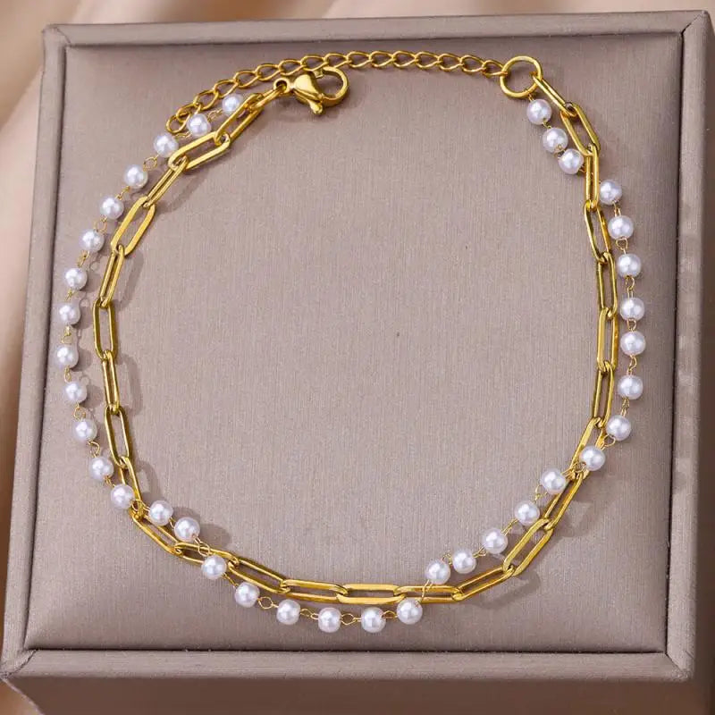 Stainless steel anklets for women – perfect for summer and the beach