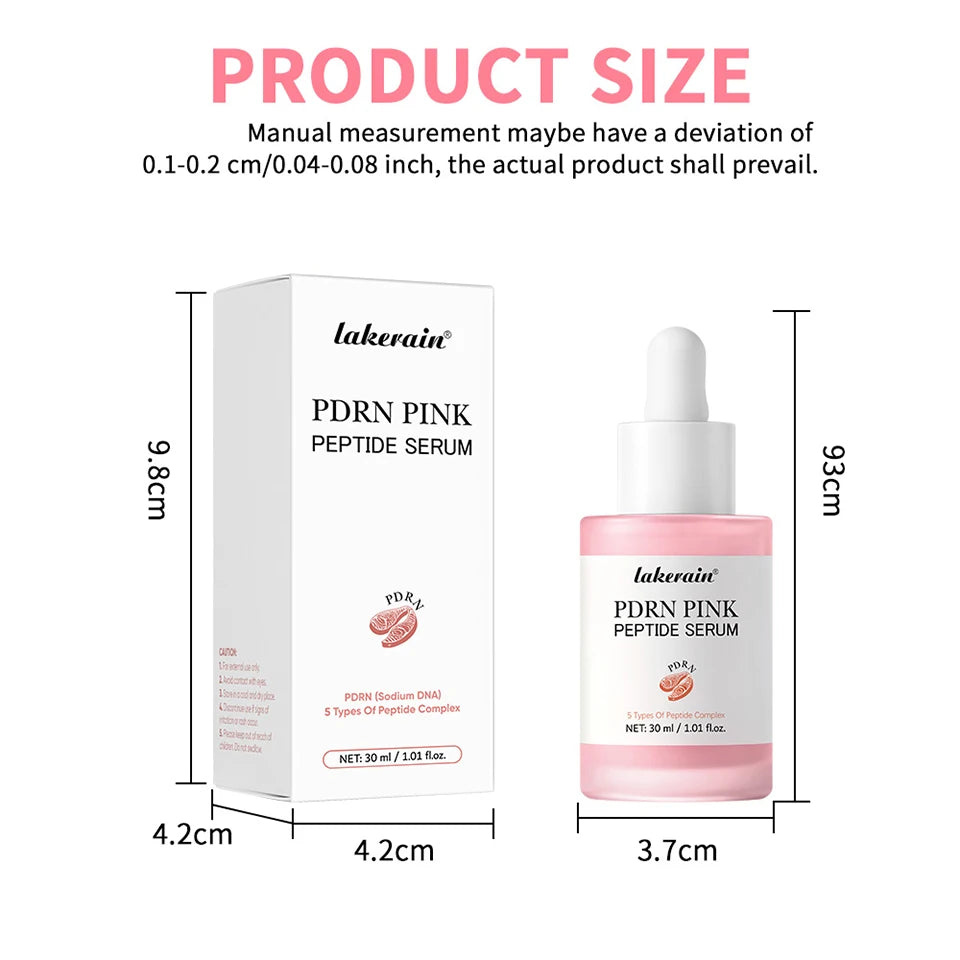 Salmon DNA PDRN Pink Peptide Serum til strålende og fugtig hud