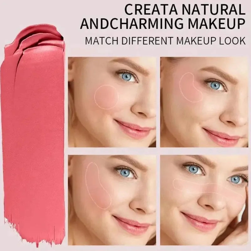 Matte blush-pudder med lang holdbarhed i en letvægtig og blød cushion-finish