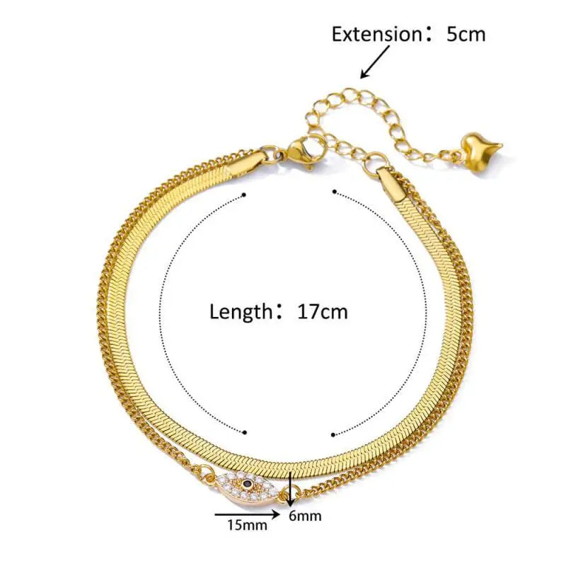 Stainless steel anklets for women – perfect for summer and the beach