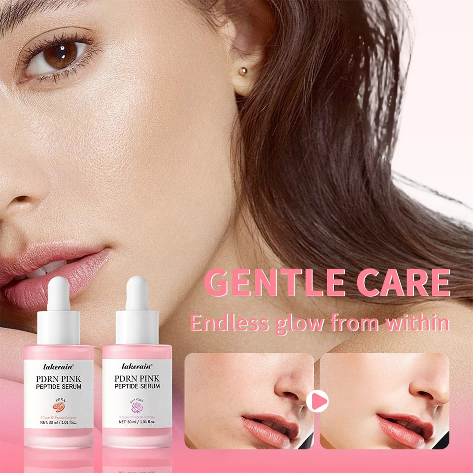 Salmon DNA PDRN Pink Peptide Serum til strålende og fugtig hud