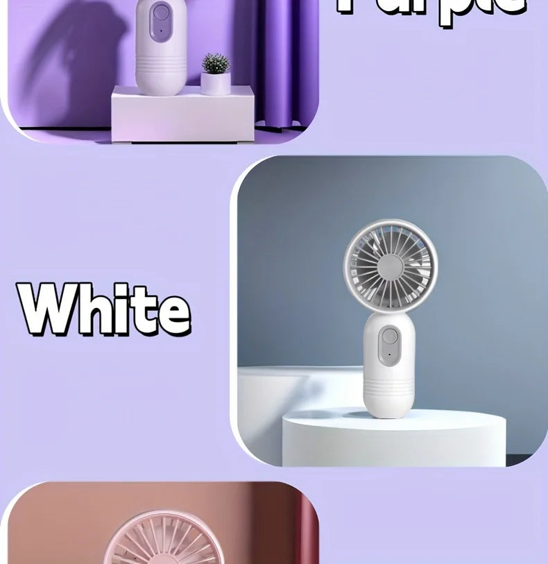Bærbar mini USB-ventilator til opladning – stille og effektiv