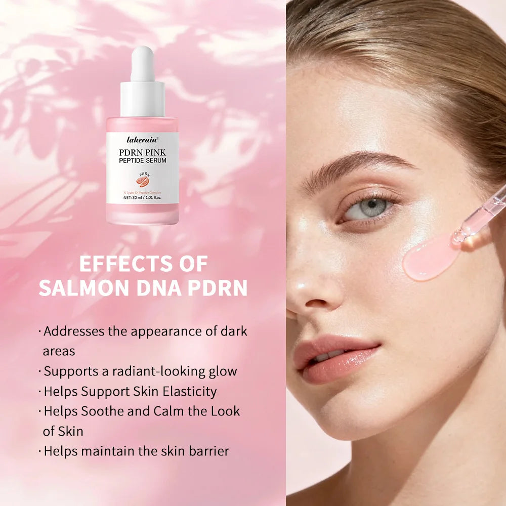 Salmon DNA PDRN Pink Peptide Serum til strålende og fugtig hud
