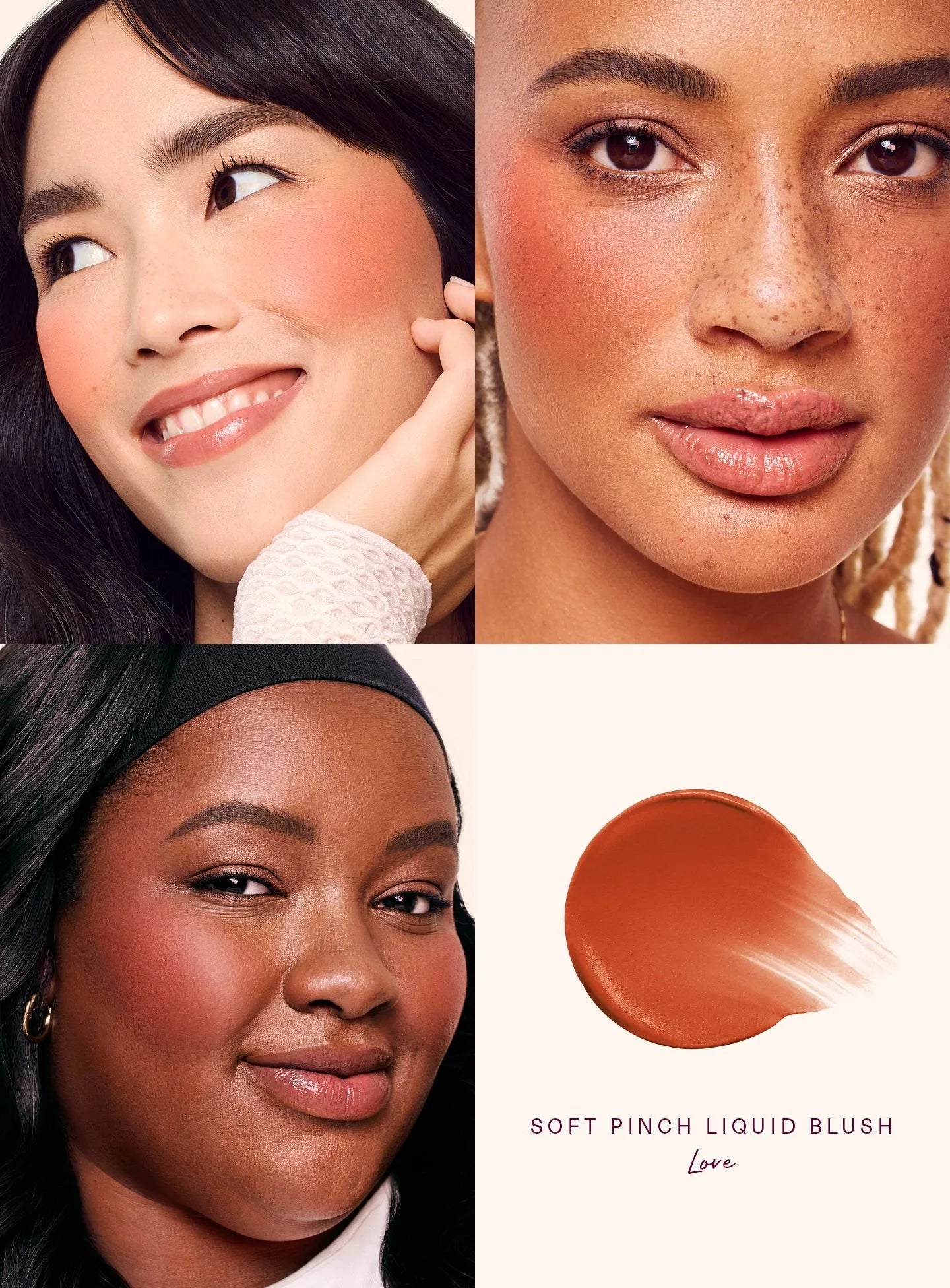 Matte blush-pudder med lang holdbarhed i en letvægtig og blød cushion-finish