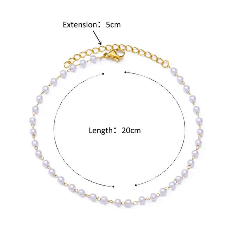 Stainless steel anklets for women – perfect for summer and the beach