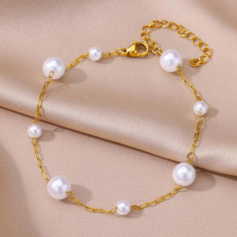 Stainless steel anklets for women – perfect for summer and the beach