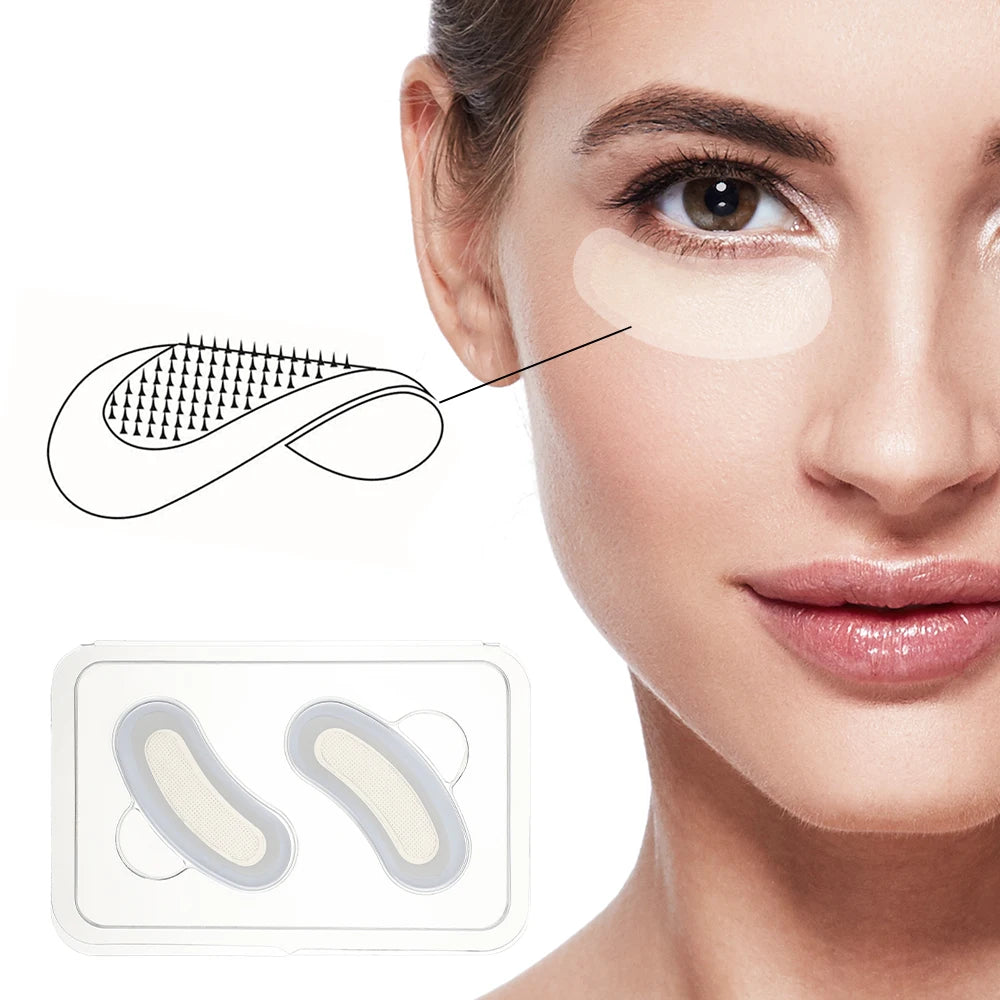 Hyaluronsyre microneedle øjenplastre mod mørke rande og aldring