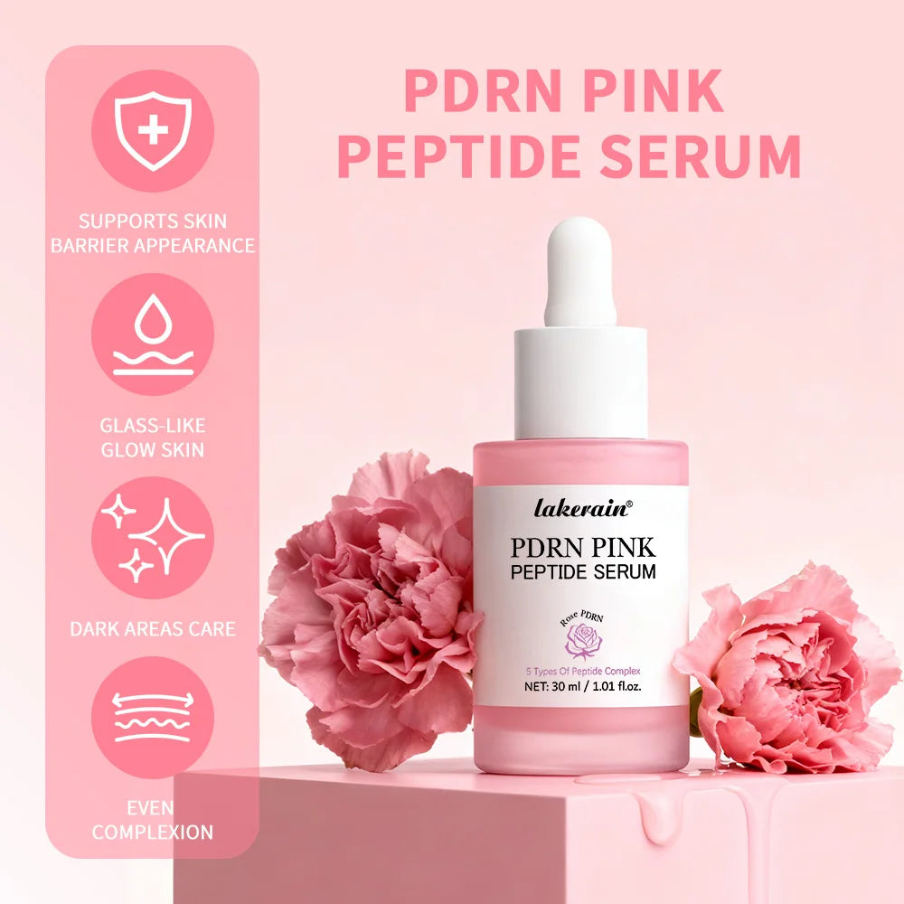 Salmon DNA PDRN Pink Peptide Serum til strålende og fugtig hud