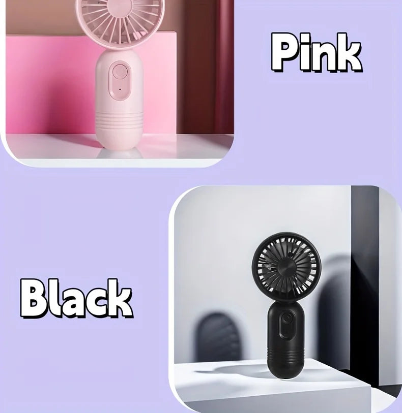 Bærbar mini USB-ventilator til opladning – stille og effektiv