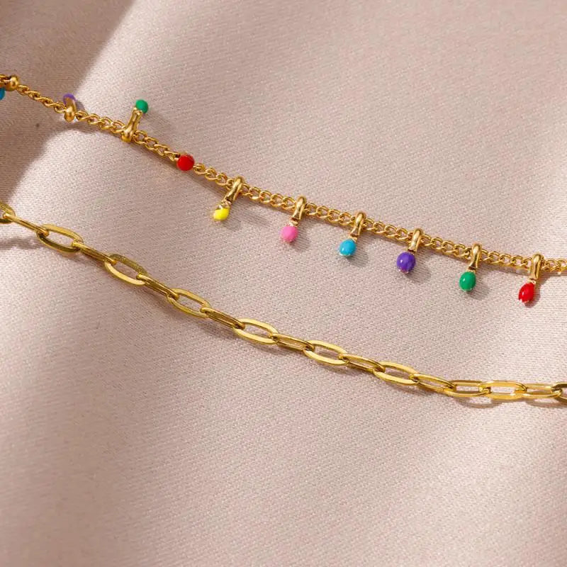Stainless steel anklets for women – perfect for summer and the beach