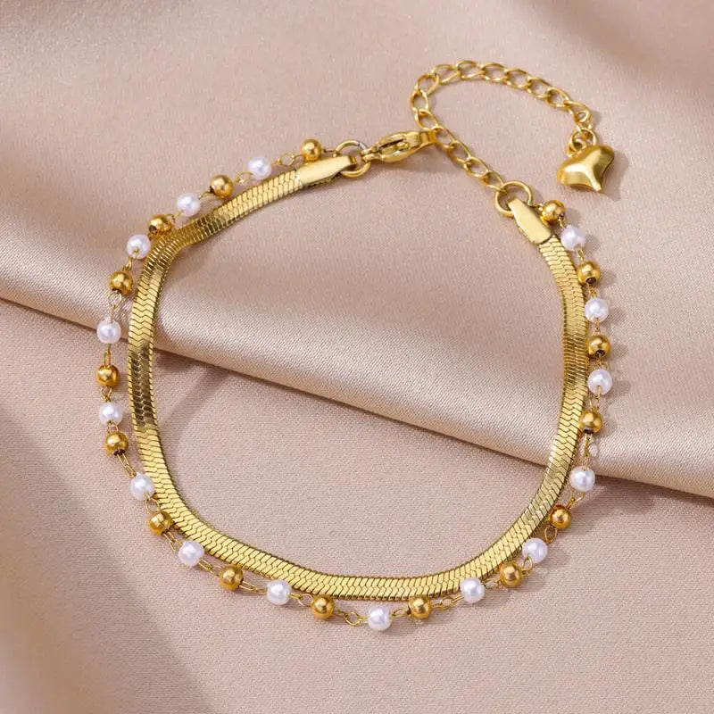 Stainless steel anklets for women – perfect for summer and the beach
