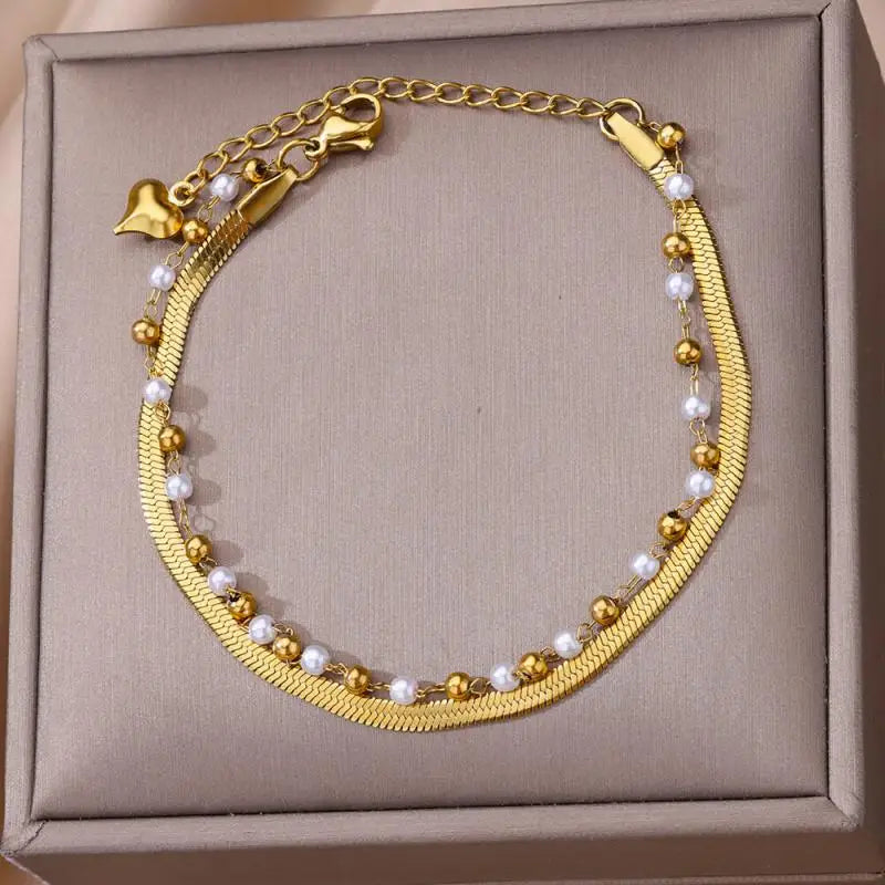 Stainless steel anklets for women – perfect for summer and the beach
