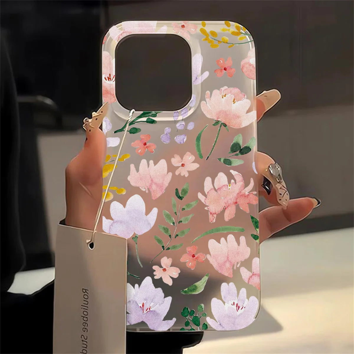 Transparent mat telefonetuier til iPhone 17, 16, 15, 14, 13, 12, og 11
