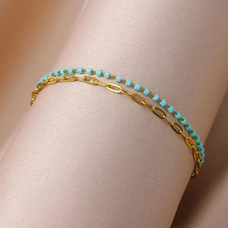Stainless steel anklets for women – perfect for summer and the beach