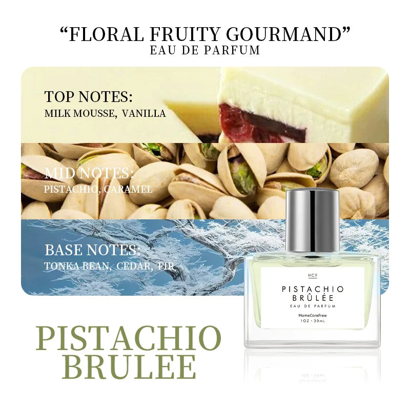 Parisisk unisex parfume med karamel, pistacie og kokosmælk