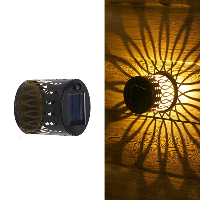 Solar mandala lys til hegn og have