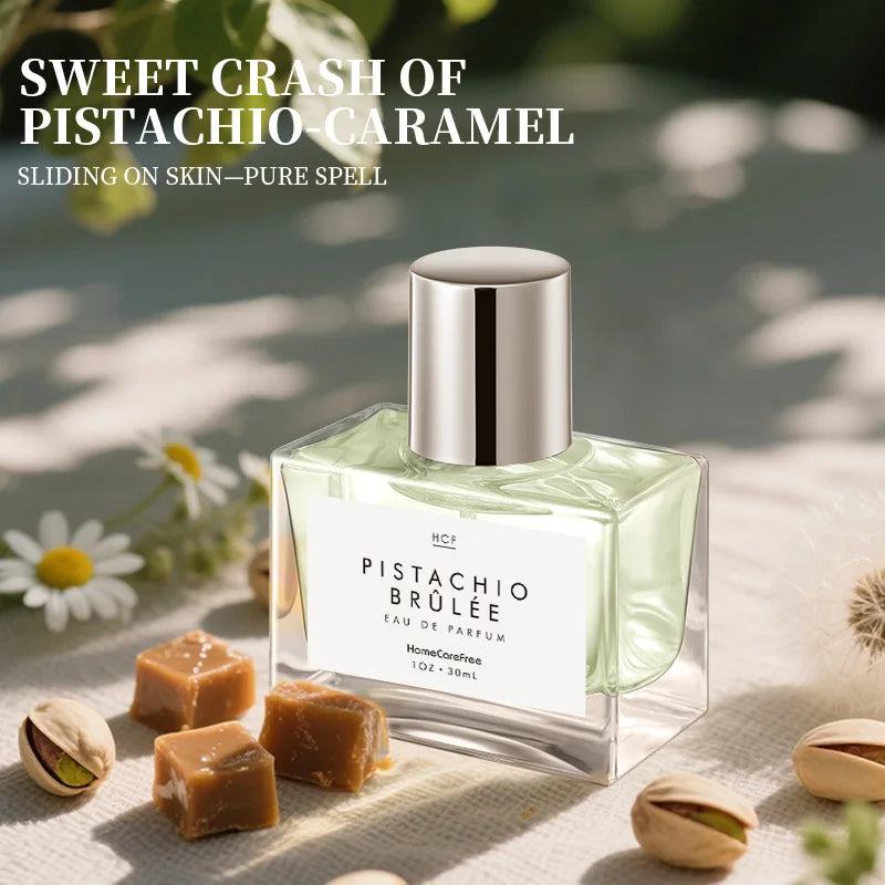 Parisisk unisex parfume med karamel, pistacie og kokosmælk