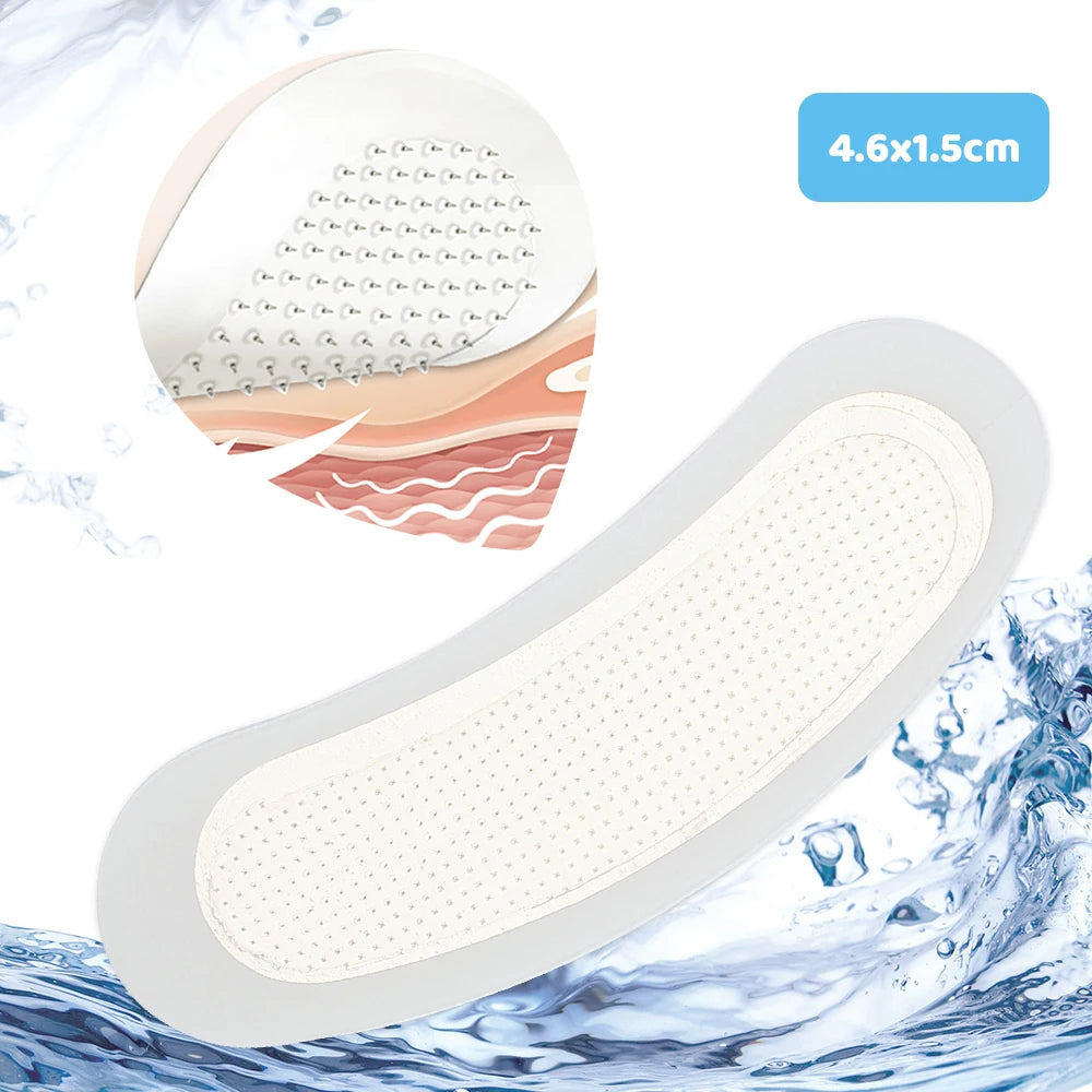 Hyaluronsyre microneedle øjenplastre mod mørke rande og aldring