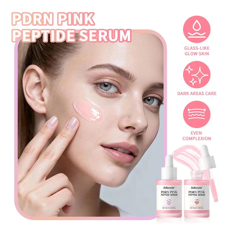 Salmon DNA PDRN Pink Peptide Serum til strålende og fugtig hud
