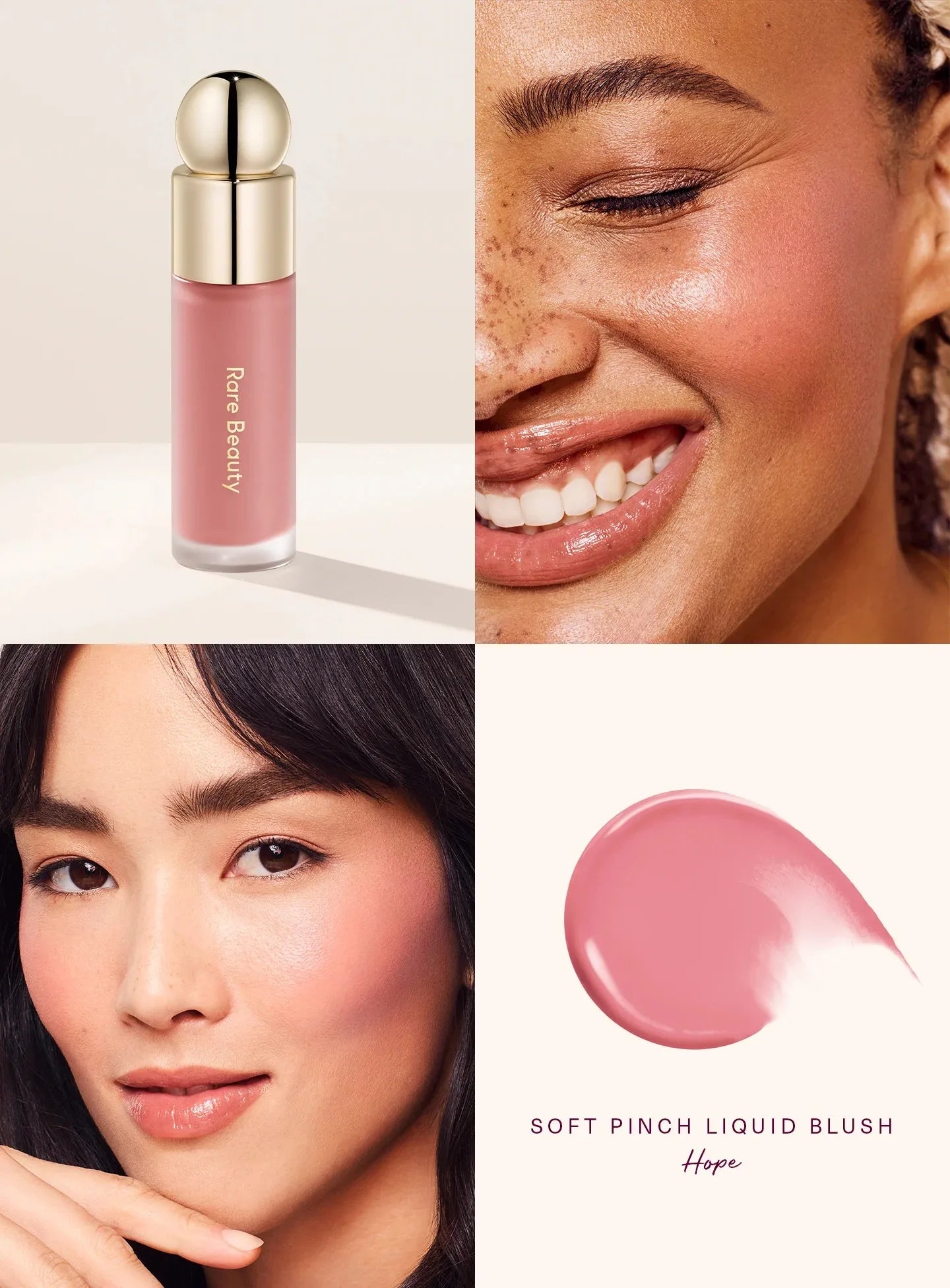 Matte blush-pudder med lang holdbarhed i en letvægtig og blød cushion-finish