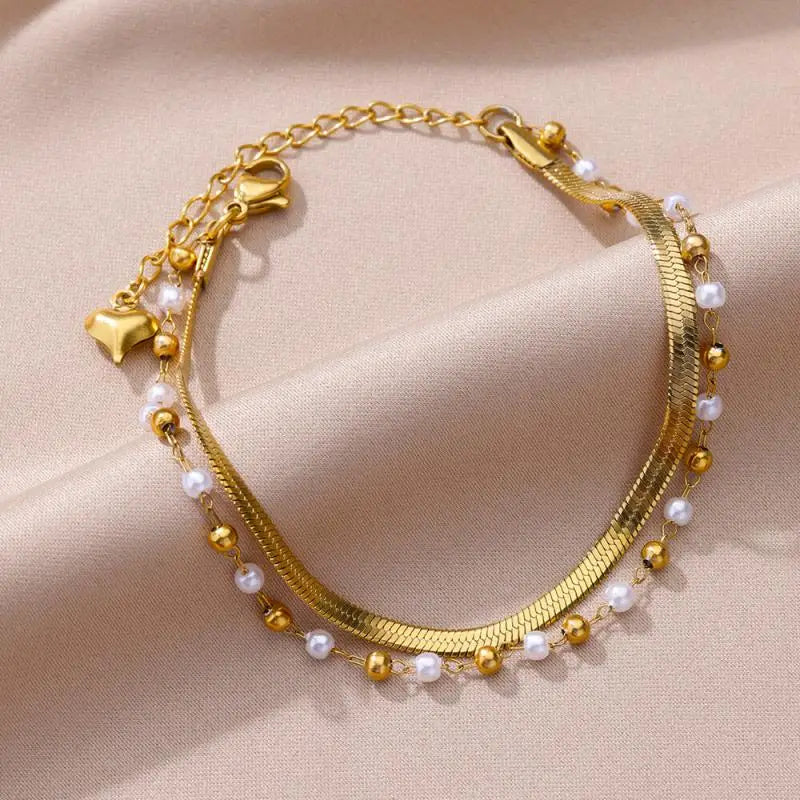 Stainless steel anklets for women – perfect for summer and the beach