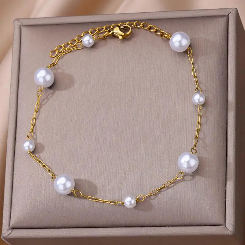 Stainless steel anklets for women – perfect for summer and the beach
