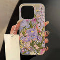 Transparent mat telefonetuier til iPhone 17, 16, 15, 14, 13, 12, og 11