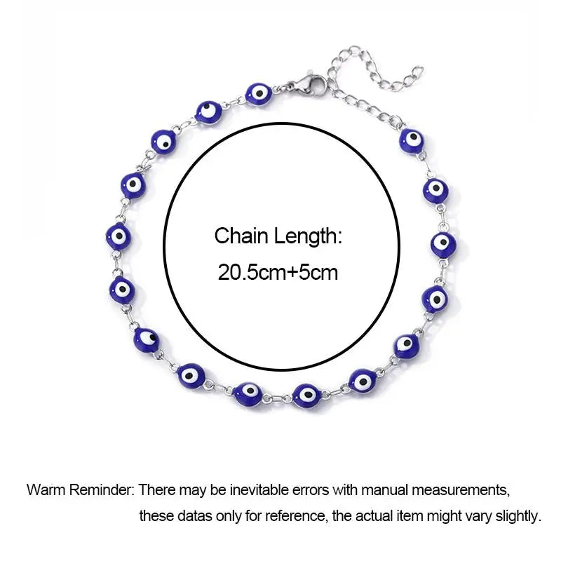 Stainless steel anklets for women – perfect for summer and the beach