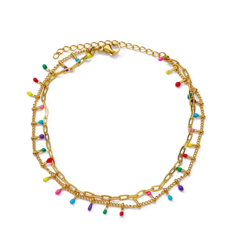 Stainless steel anklets for women – perfect for summer and the beach