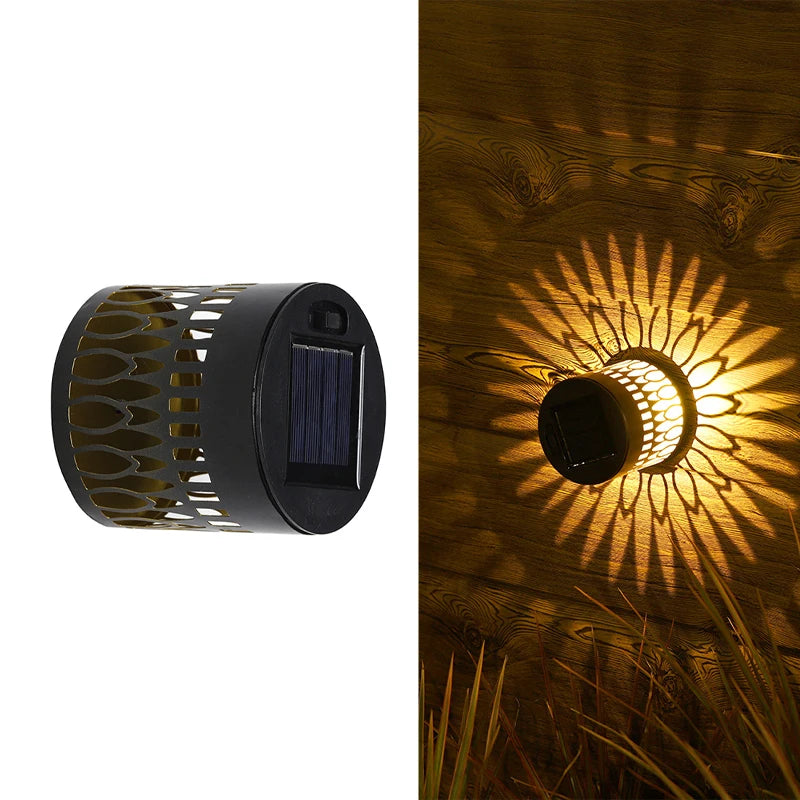 Solar mandala lys til hegn og have