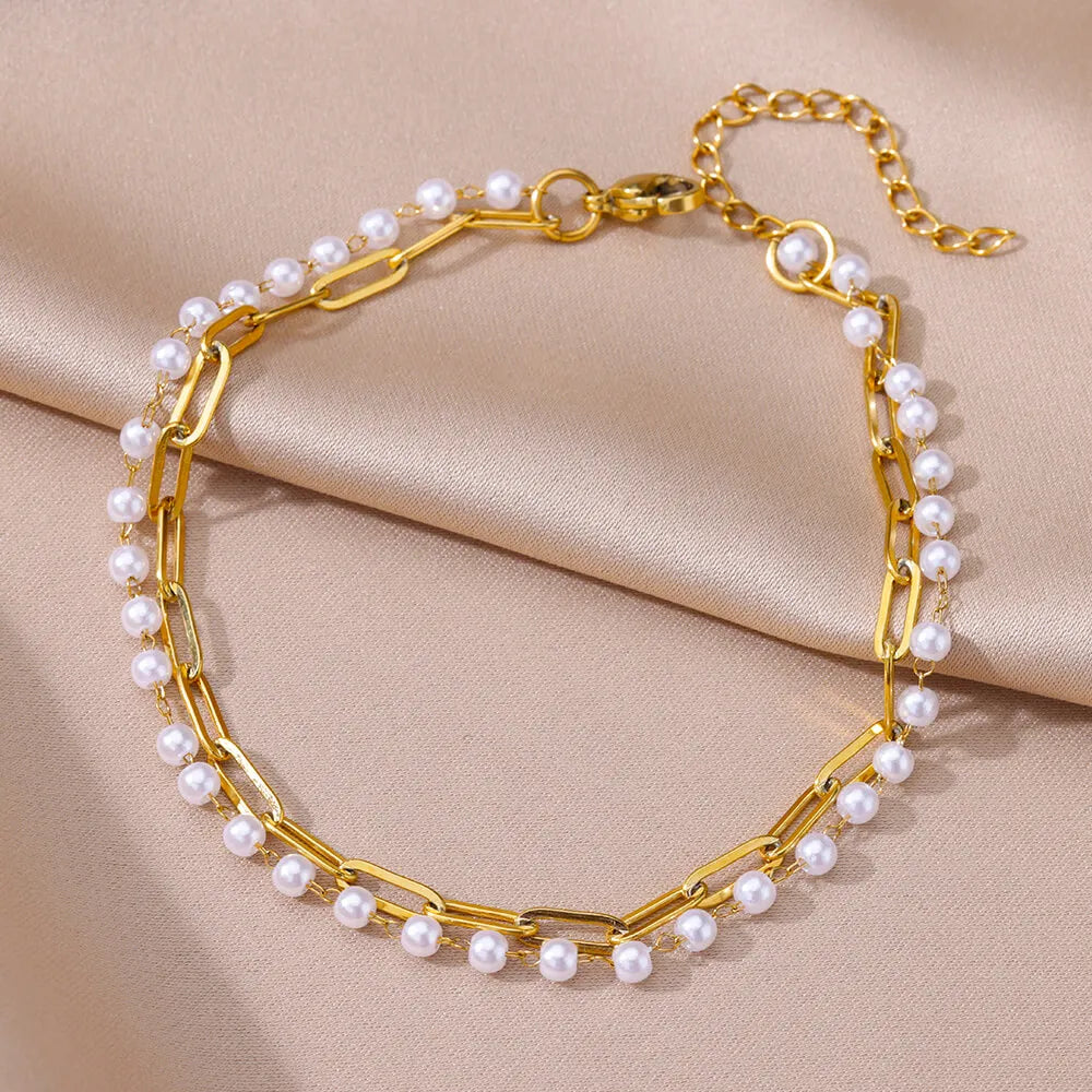 Stainless steel anklets for women – perfect for summer and the beach