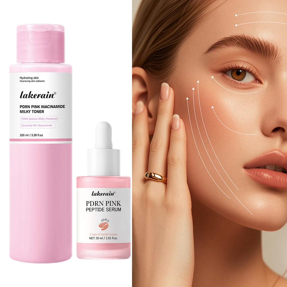 Salmon DNA PDRN Pink Peptide Serum til strålende og fugtig hud