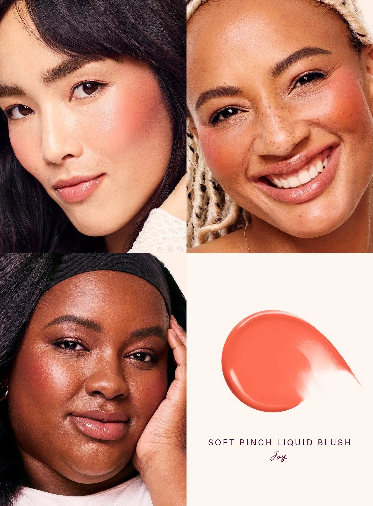 Matte blush-pudder med lang holdbarhed i en letvægtig og blød cushion-finish