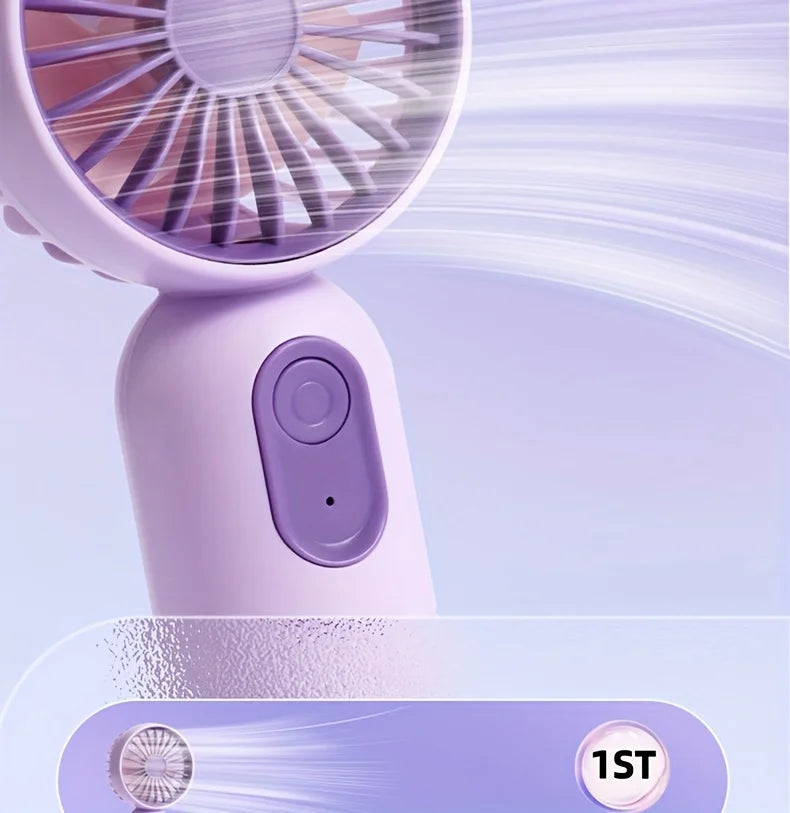 Bærbar mini USB-ventilator til opladning – stille og effektiv