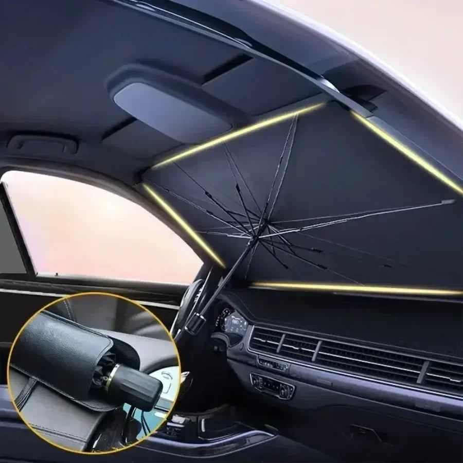 Car parasol sunshade – effective UV protection in summer