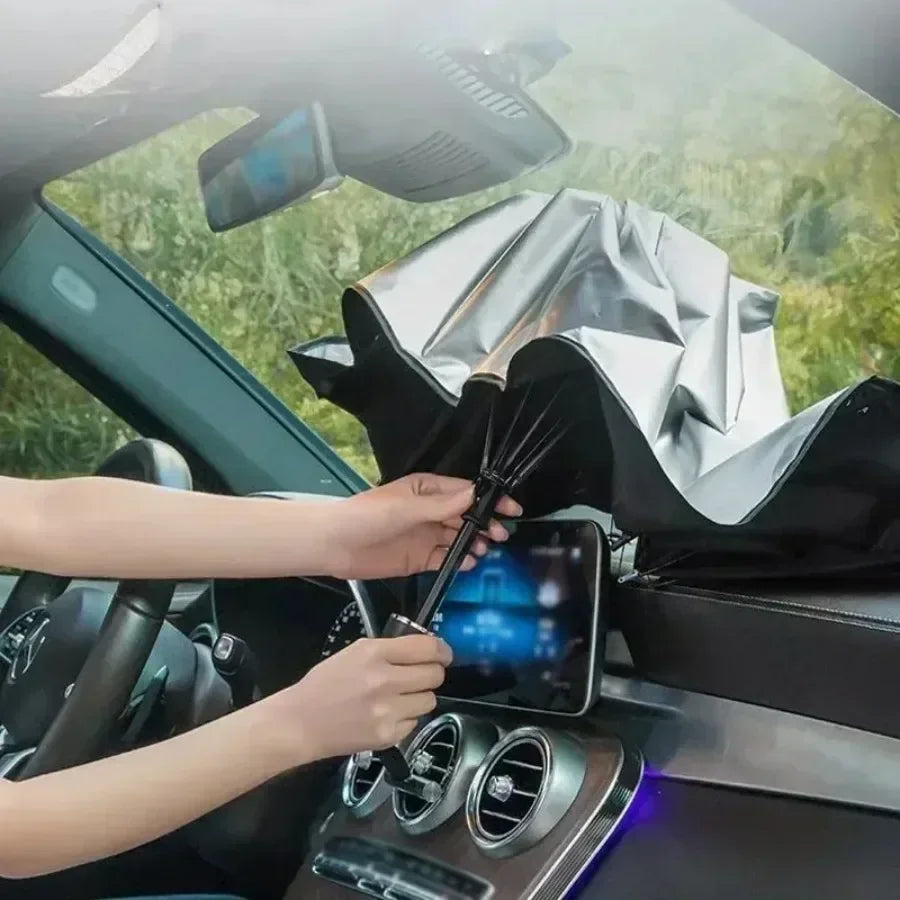 Car parasol sunshade – effective UV protection in summer